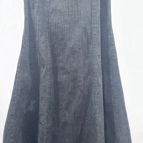 Free People Black Midi Dress Size Small | Button Back Tie Straps - Picture 6 of 15